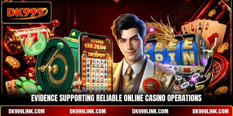 Evidence supporting reliable online casino operations
