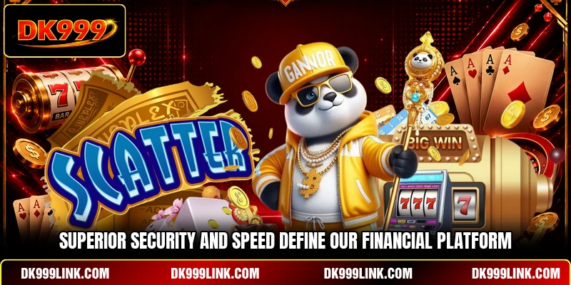 Superior security and speed define our financial platform 